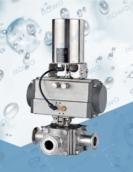 氣動三通調節（jiē）球閥