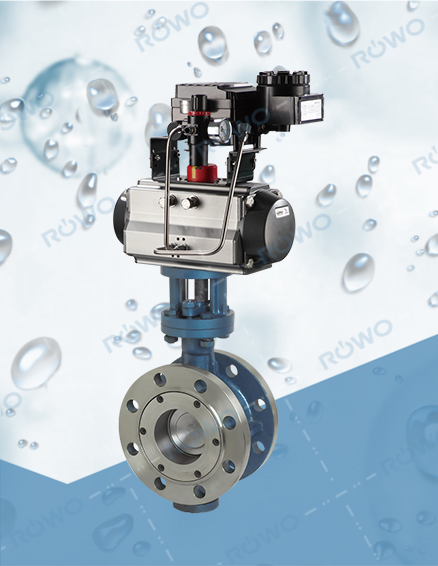 不鏽鋼三偏心法蘭蝶閥（氣動）